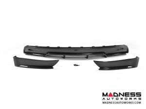 Tesla Model S Rear Diffuser w/ Custom Splitters - Carbon Fiber